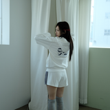 KIRIGIRL フーディージップアップ _WHITE