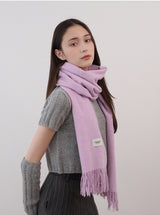 Wool touch estoni muffler (lavender)
