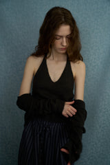 Spring soft cardigan set_black