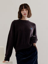 LETOILE HEART LOGO KNIT