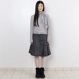 TTTTwister Pleat Skirt - Black