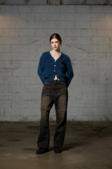 DIANA KNIT CARDIGAN / BLUE
