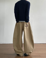 Rib Layered Henley Long Sleeve