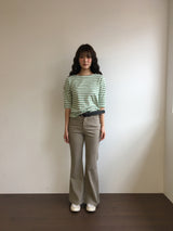 [SET]Arden bootcut pants + belt (3color)