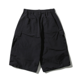 ビッグ ポケット ナイロン バミューダパンツ(Black)