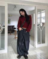 Curse Stitch Pocket Non-Fade Denim Pants