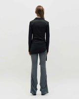 Sheer Layering Pants _ GREY