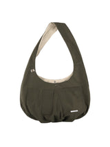 リバーシブルポケットバッグ (BEIGE & KHAKI)