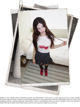 Red Cherry Round Soft Short Sleeve T-shirt