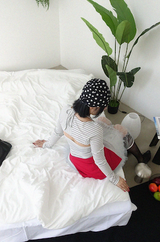 LIGHT DOT POLY BEANIE
