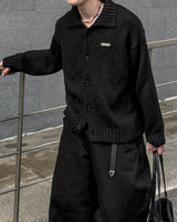 Arin Collared Knit Warmer Cardigan