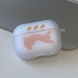 ウサギ にんじん AirPods ケース_matt