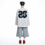 ENOE ワッペンスウェットバミューダパンツ - GREY