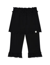 フリル カプリ スカートパンツ(BLACK)