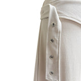 (3color) Pocket Snap Wrap Long Skirt