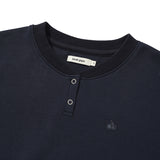 KIRSH プレーンボタンポイントスウェットシャツ [DARK NAVY]