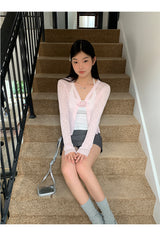 Gray Slimming Mini Pants Skirt