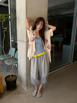 ニーパッドスウェットバミューダパンツ