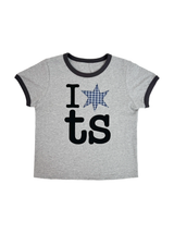 W Ringer Tee in Grey