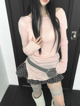 strawberry cutting knit