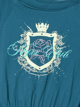 NYXX CLUB OFF SHOULDER L/S BLUE
