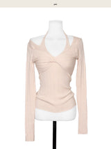 charlotte bust twist slit top