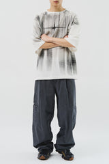 None Dirty Waffled Top (2color)