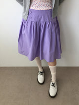 Pale Bloom Midi Skirt (3color)