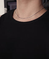Men's Surgical Stainless Steel Necklace_CLEF Soft Flow NEC