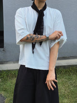 Overcropped Basic Short Sleeve T-Shirt 3C