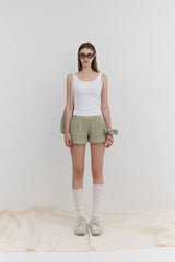【MADE】 OONE ベーシックスリーブレストップ_ネイビー
