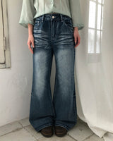 Kawill Washed Wide Denim Pant