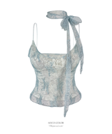 ロザリー レース スカーフトップ(1. Fairy Blue)