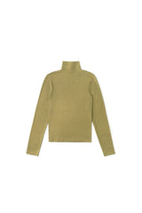 Wool turtleneck top_mustard