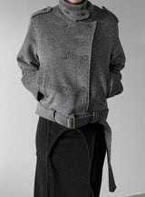 ナポリダブルブレストショートコート