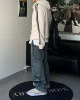 CB Track Knit Hood Zip-up (4C)