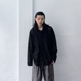 Shadow Textured Sheer Shirt