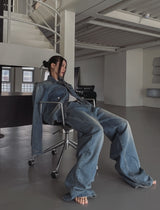 [PREMIUM/MADE] Signature mold maximum denim pants