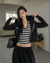 Molly Stripe Halter Sleeveless