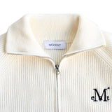 MION HIGH NECK 2-WAY ZIP-UP CARDIGAN UNISEX (3COLOR)