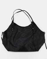 Mucoon Belt Big Shopper Leather Shoulder Bag