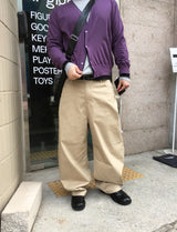 No.1643 S dart wide cotton PT (4color)