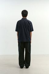 ミックスファブリックm65パンツ (Washed Navy)