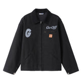 ウォッシュド 14oz クロップドデトロイトワークジャッカー