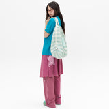 Twister Ethnic String Bag - Green