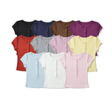 Lora Button Slim Tee