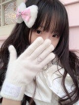 princess house 手袋 - white