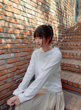 26SS★ [BAONHAUS] Crea Flower Layered Hoodie