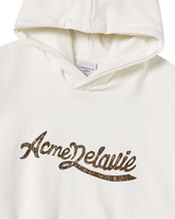 25FW CURSIVE LOGO HOODIE CREAM