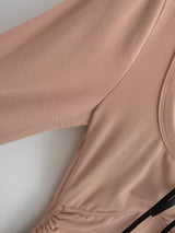 Mira Layered Shirring Slim T-shirt